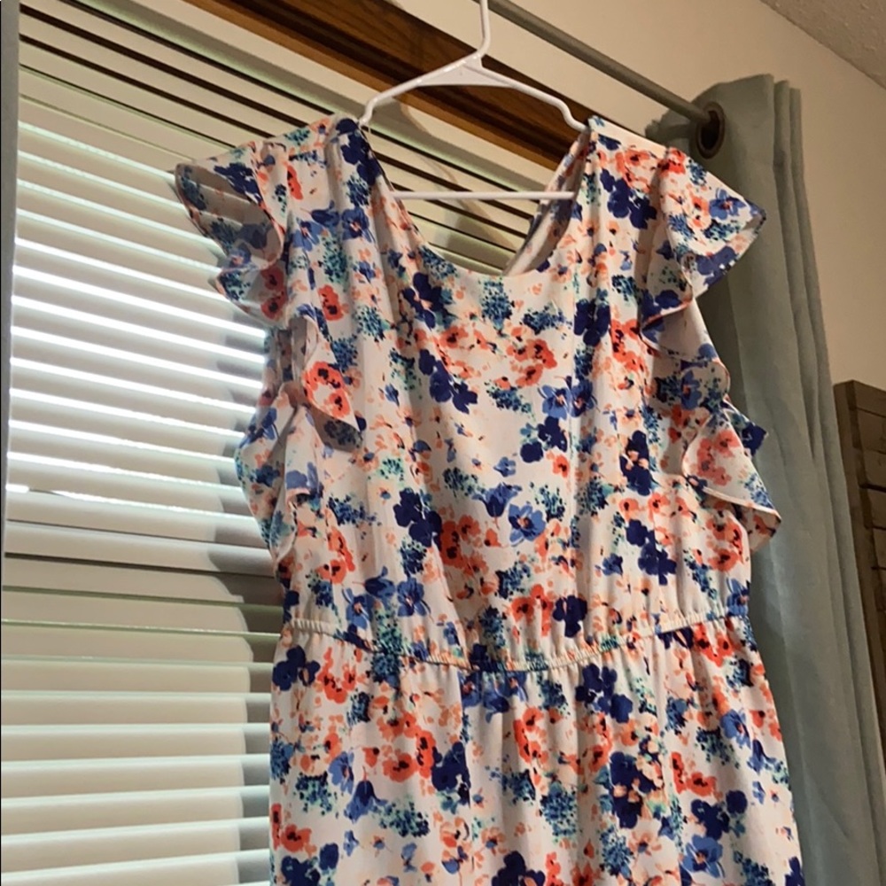 Flower print dress